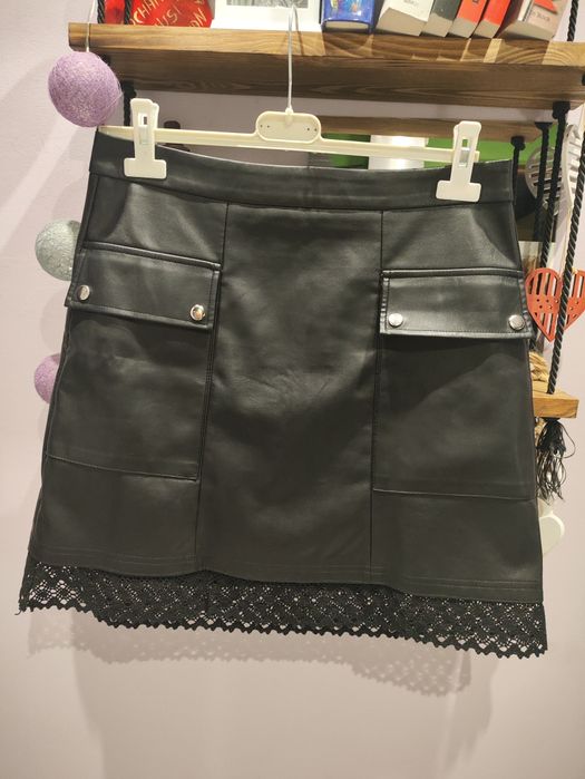 spódnica eco skórka M/L Sinsay