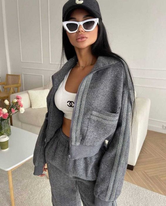 Хит продаж! Стильный женский осенний костюм + Подарок*