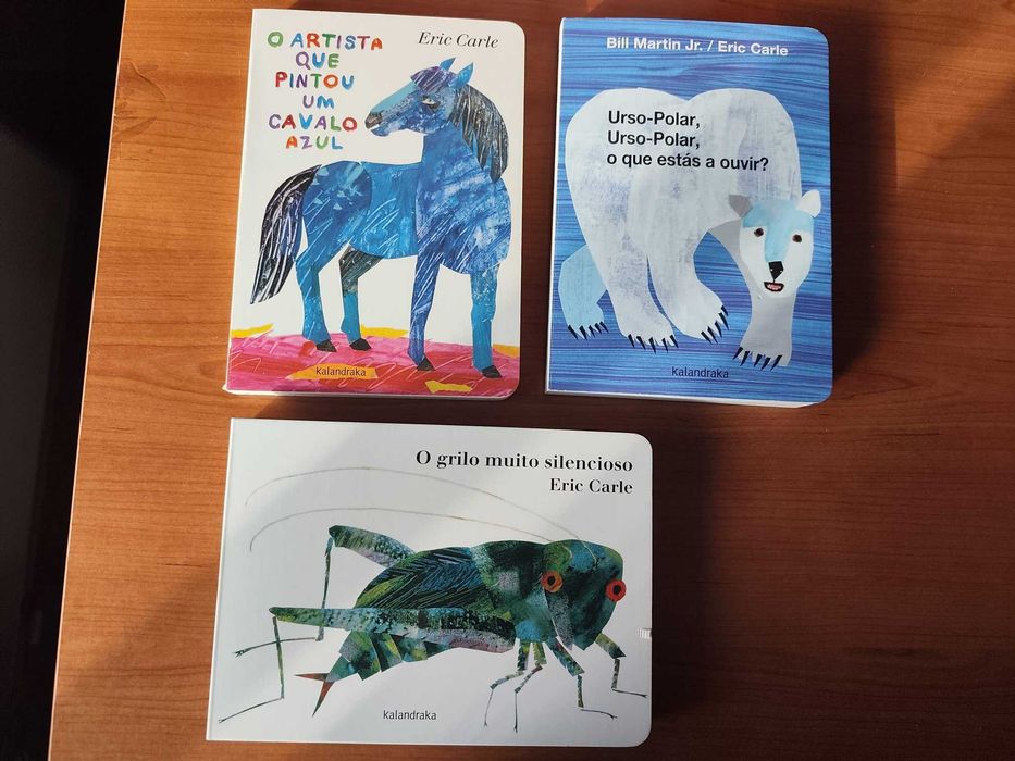 Livros de Eric Carle - IMPECÁVEIS