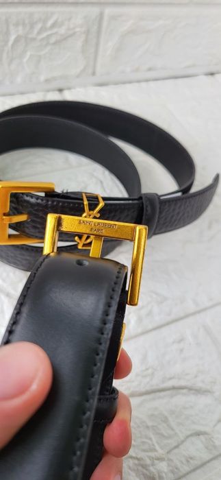 Жіночий шкіряний ремінь YSL пояс пасок Женский кожаный ремень  ивсен л