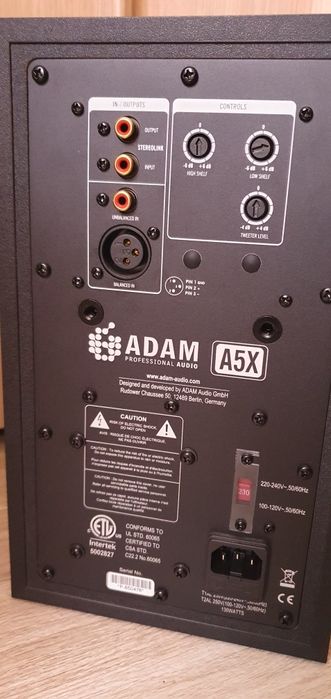 Monitory studyjne ADAM A5X