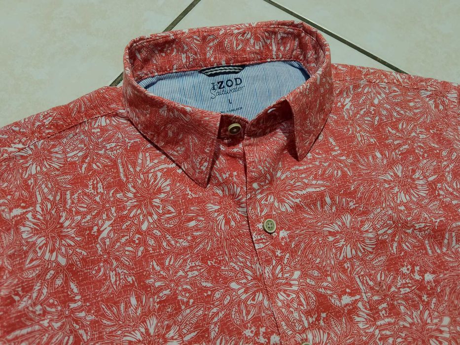 IZOD USA - NOWA! Koszula Męska krótki rękaw rozmiar L