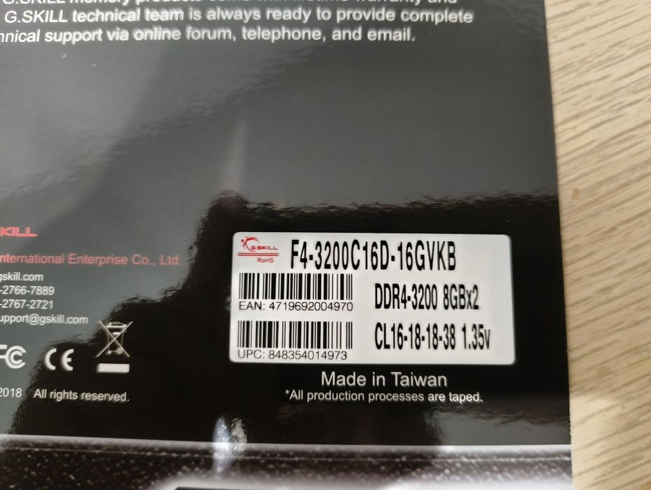 Pamięć RAM G.Skill Ripjaws DDR4 16GB