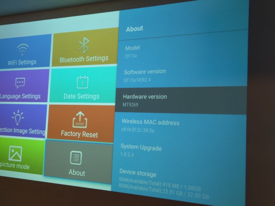Projektor ACER Aopen QF15a FullHD 1920x1080 smart gwarancja jak nowy