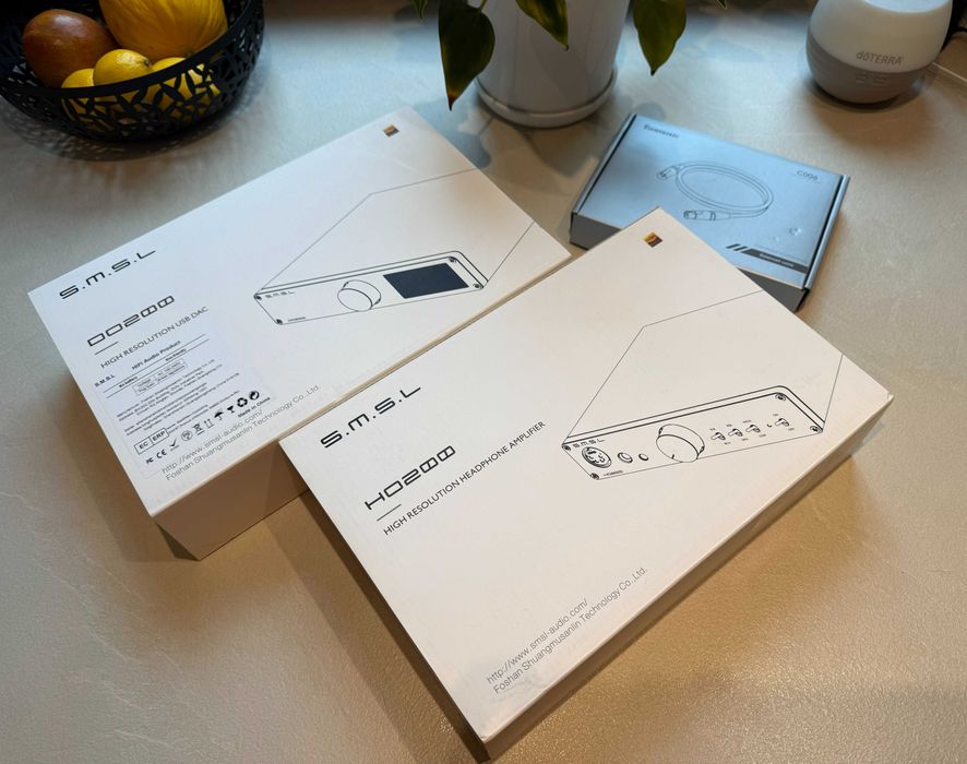 Wzmacniacz słuchawkowy i DAC  SMSL HO200 DO200   zbalansowany MQA