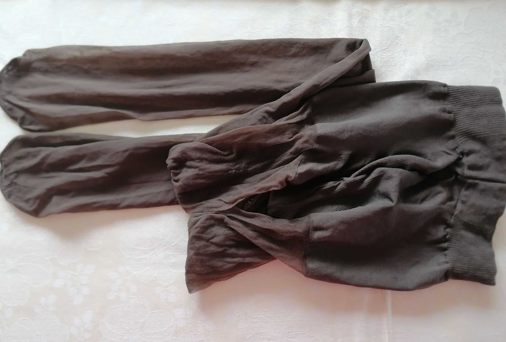 Rajstopy, rajtuzy damskie cienkie,brązowe S