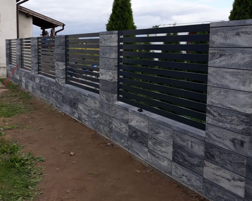 Pustak Ogrodzeniowy STYROBUD FINI. Bloczki Nowoczesne. Ogrodzenie