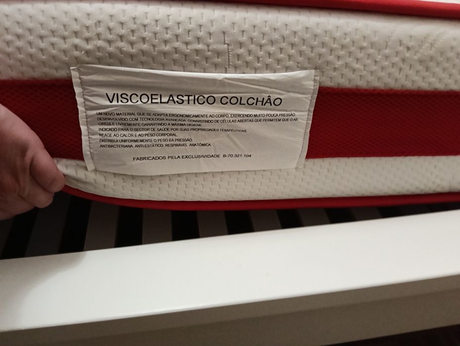 Colchão viscoelástico 135x190