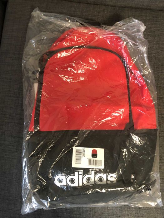 PLECAK NOWY adidas Classic Foundation Backpack HR5342 20L CZARNO CZERWONY