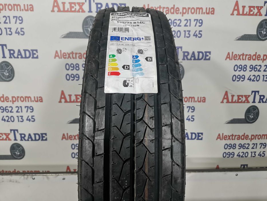 1 шт. 185/75 R16C цешка Bridgestone Duravis R660 одна літня шина нова