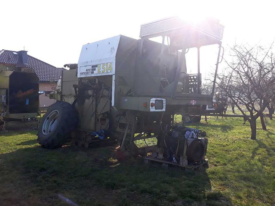 Kombajny Fortschritt 2 x E514 i 6 x E512 części złom