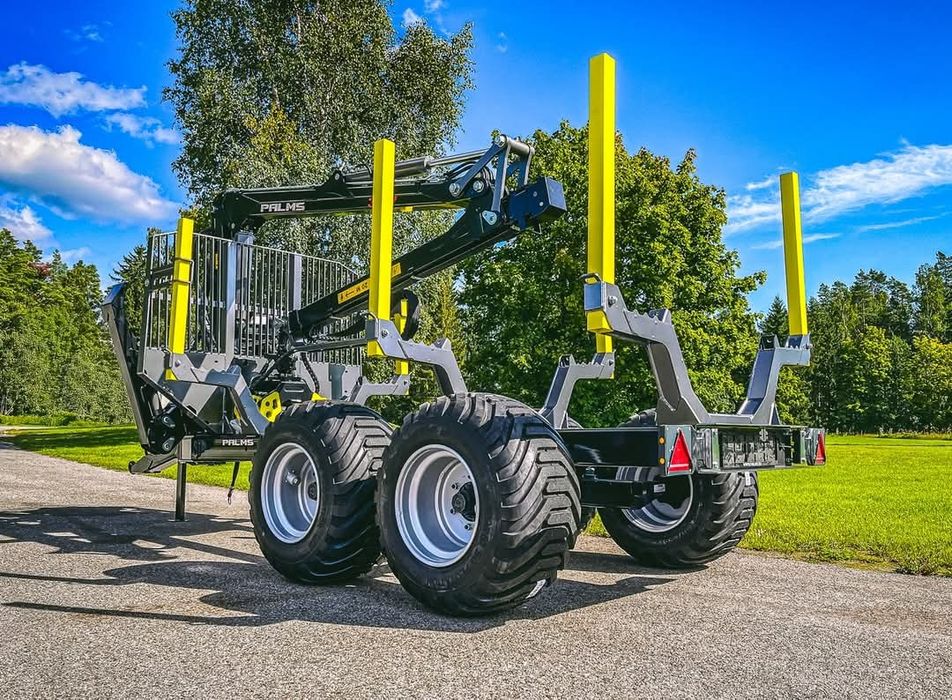PALMS 8D 4.71 przyczepa leśna zrywkowa 10 ton 99900 netto
