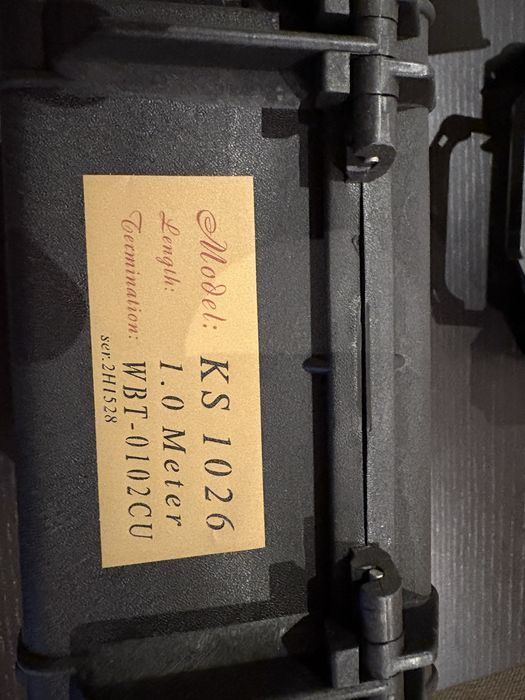 Cabos Kimber Selekt KS1016 e KS1026