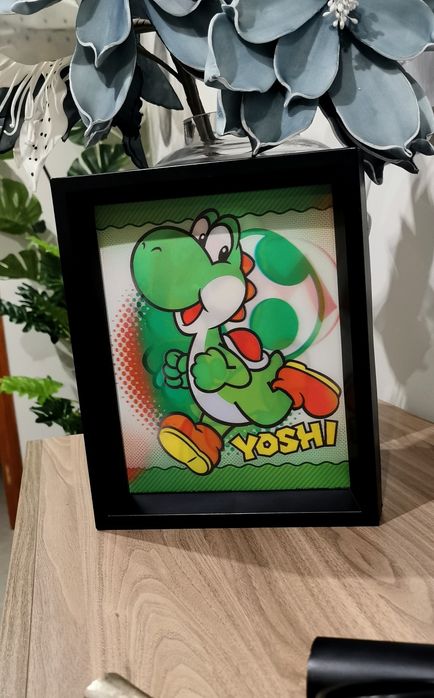 Super Mario / Yoshi - quadro holográfico