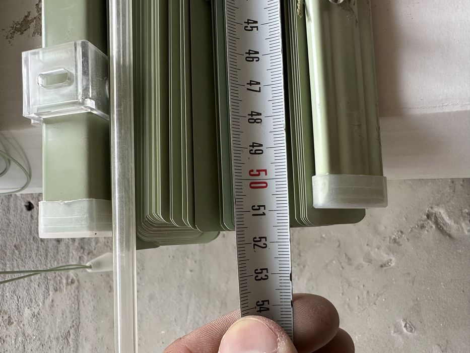 Żaluzje aluminiowe wewnętrzne 2szt kompletne
