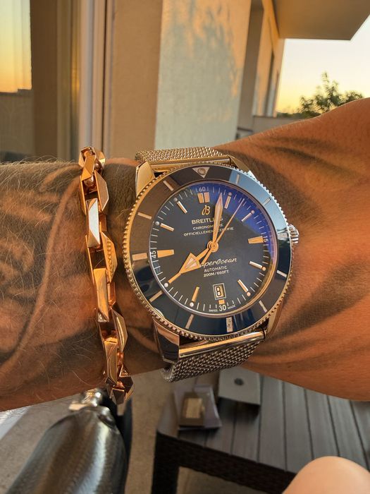 Breitling Superocean Heritage II 46mm idealny stan,2 paski