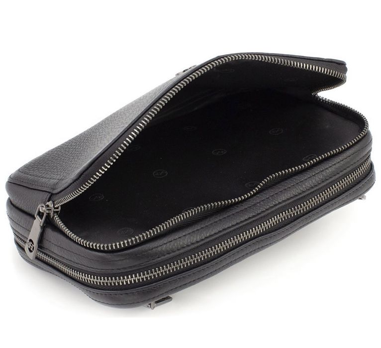 Мужской клатч кожаный HT leather Мужская барсетка Чоловічий клатч