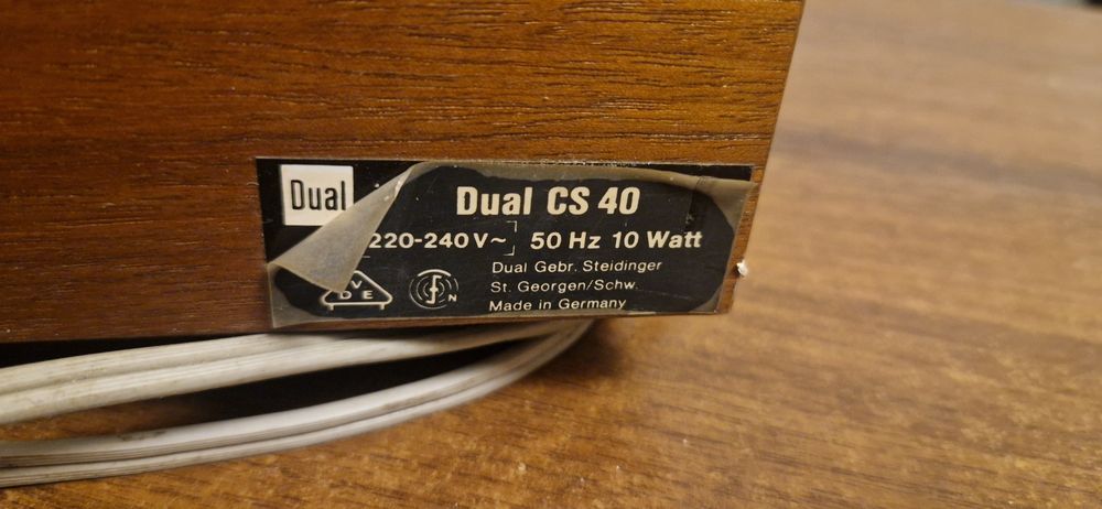 GRAMOFON DUAl gs 40-1229