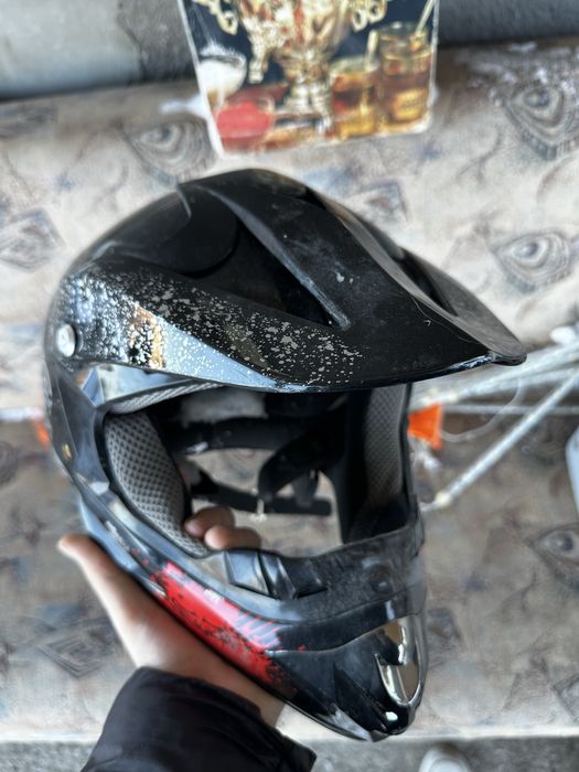 мотошлем шлем кросовый с