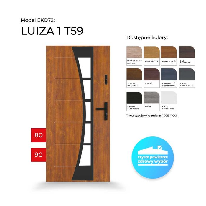 Drzwi zewnętrzne do domu, budynku gosp. mieszkania z montażem