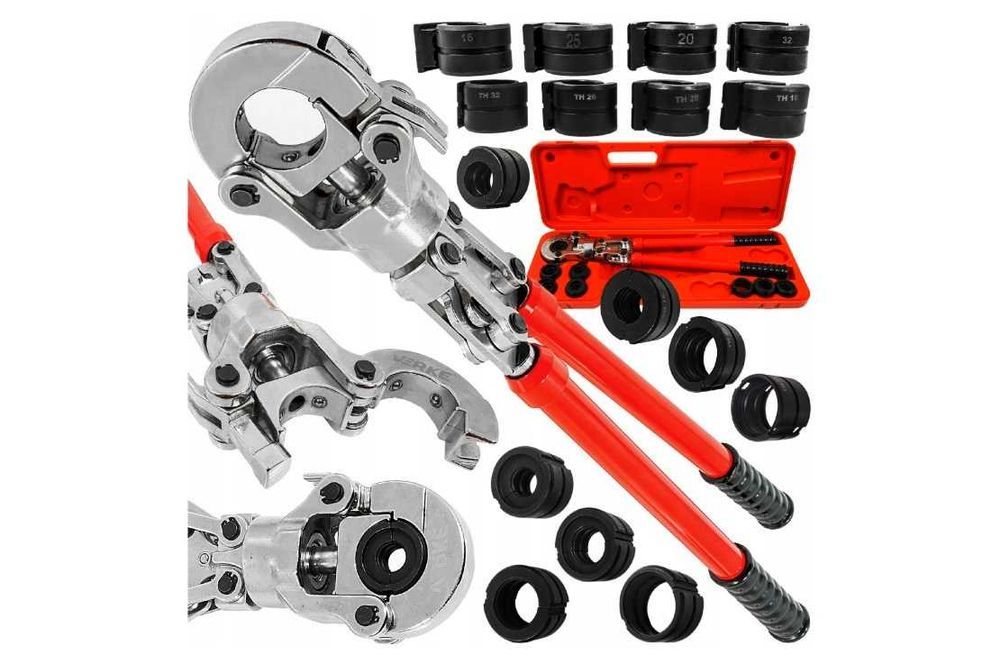 PROFESJONALNA JAKOŚĆ Zaciskarka Do Rur Pex Praska Hydrauliczna 16-32mm