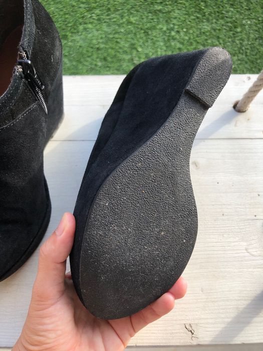 Botas cunha pretas - tam. 37