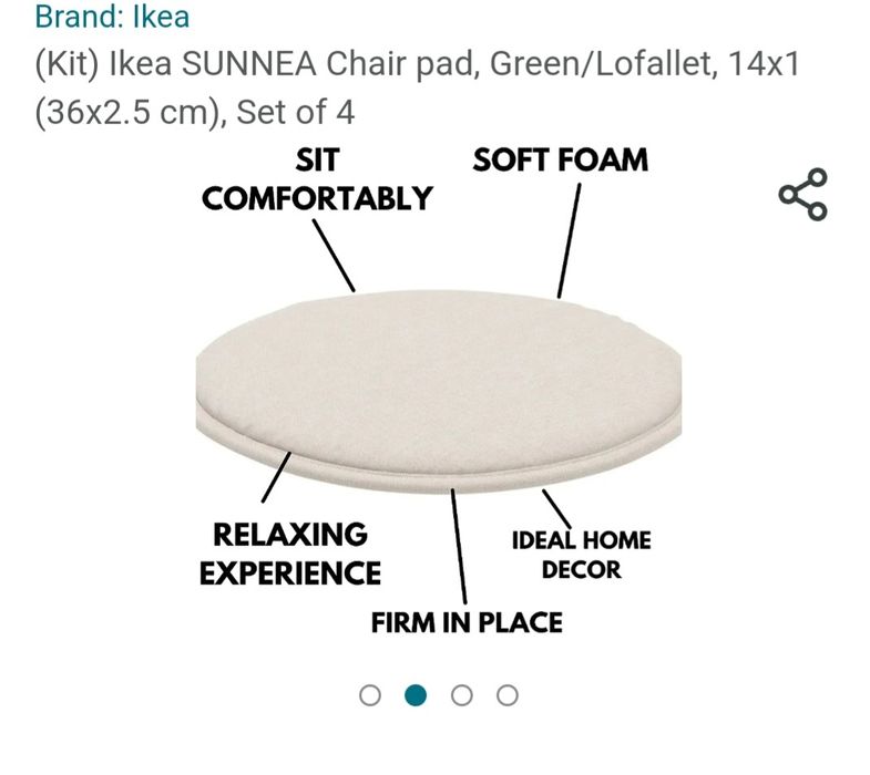 Coxim /Almofada para cadeira /banco