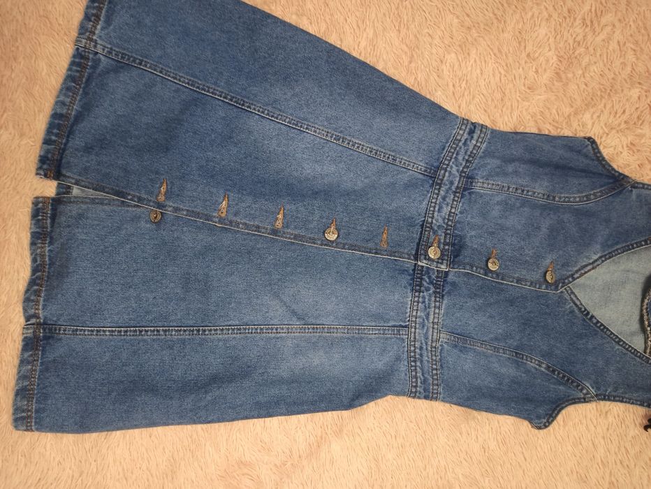 Жіночий джинсовий сарафан,Denim