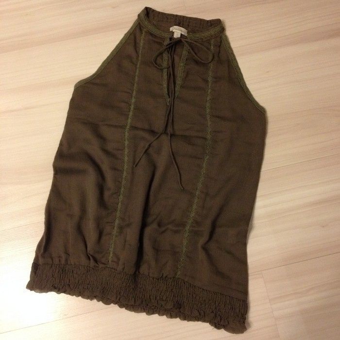 Bluzka dekold halter Stradivarius S/M