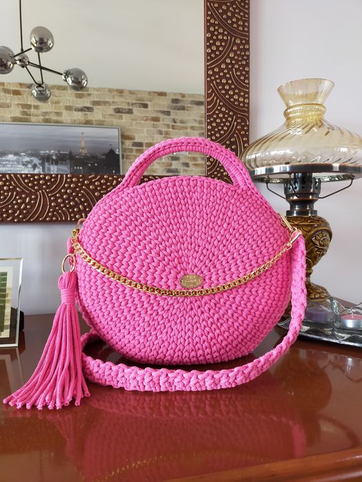 Torebka na szydełku XL