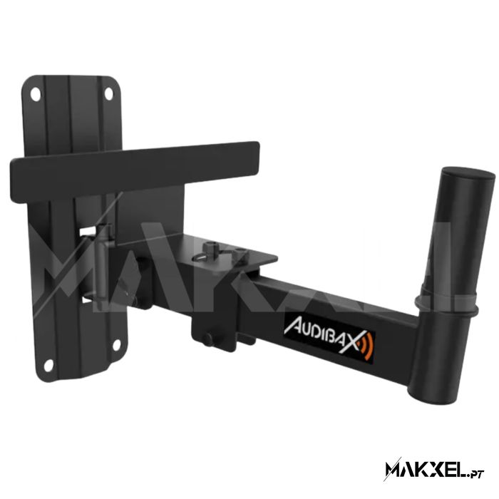 Audibax Neo 20 Suporte Preto de Parede para COLUNA Profissional 35mm