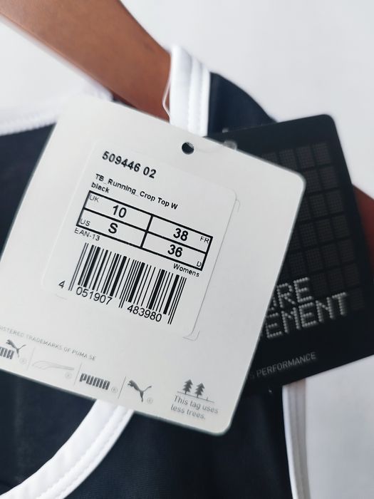 Top puma sportowy S WW Outlet UK runnig crop