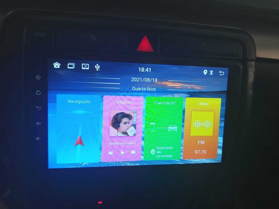 *Auto Rádio GPS 7" ou 9" | AUDI A4 (2002 a 2008) | ANDROID 15 • USB • DVD • BT | CARPLAY • ANDROID AUTO