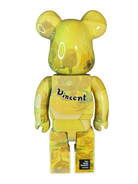 BearBrick SunFlowers 28cm (бірбрік) колекційна іграшка