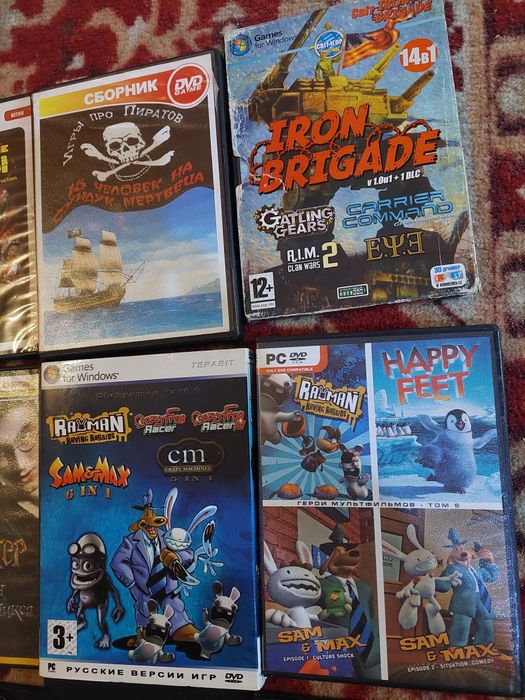 Диски с играми на ПК