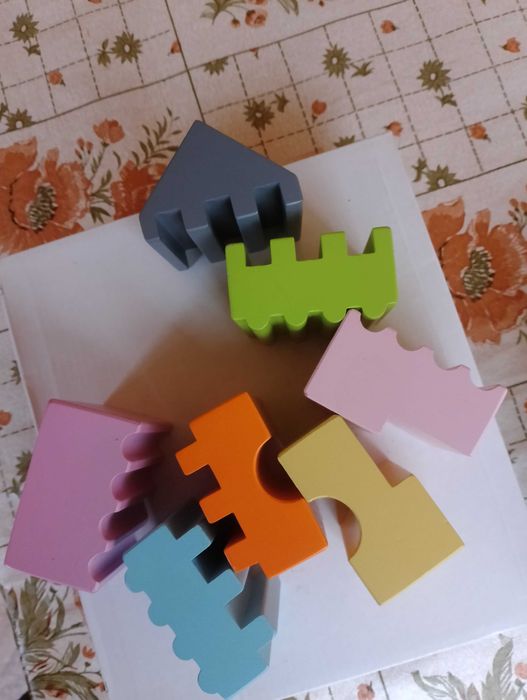 Детская деревянная игрушка Cubika "Пирамидка LD-3"