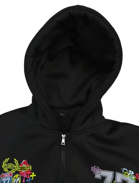 Чорна чоловіча кофта на замку