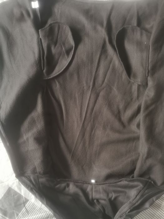 Cathedral hoodie Casaco médio com capuz, estampagem e fecho lua