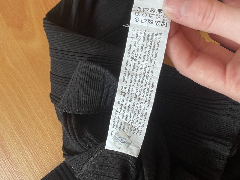 Штани брюки легінси трикотаж ZARA S трендові кльош