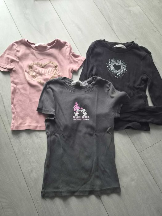 Zestaw dziewczęcych bluz, bluzeczek 158/164 H&M, 4f, Cool Club