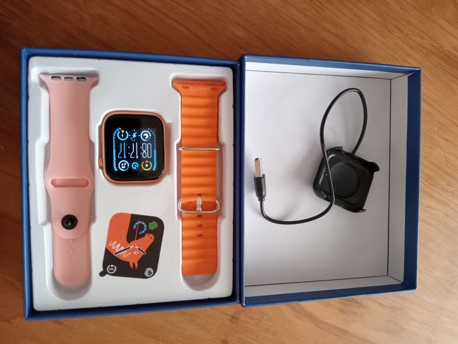 Smartwatch com 2 braceletes