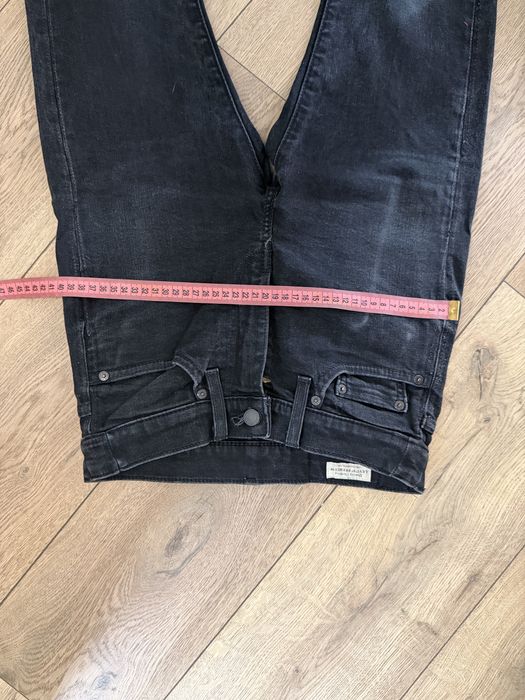 spodnie jeans levis czarne