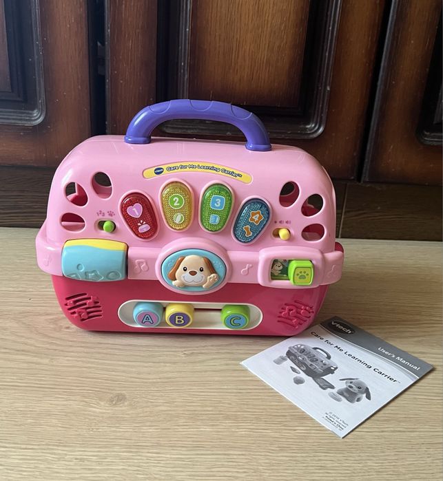 Интерактивная музыкальная игрушка Vtech собака в переноске, как новая