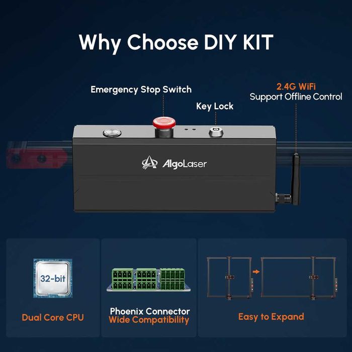 Laser Engraver Algolaser DIY Kit 10W