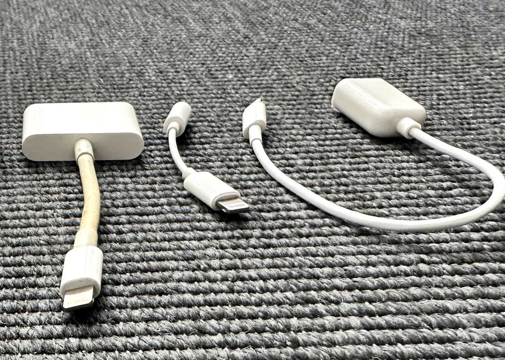 Conjunto de adaptadores para iPhone, iPad e iPod