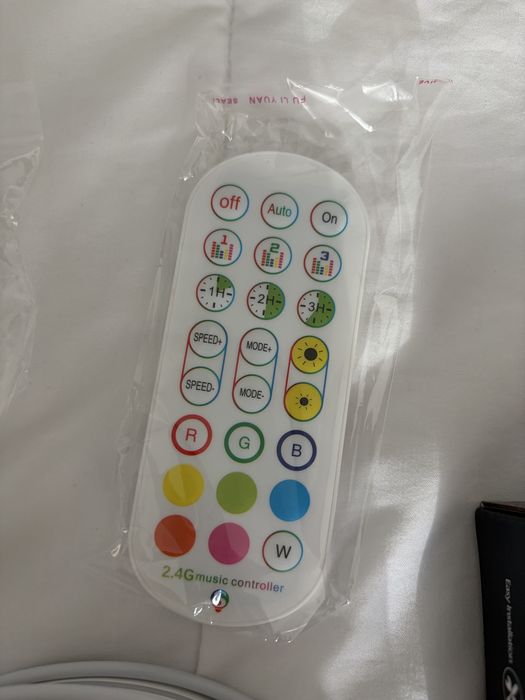 LED quarto / gaming / decoração com app/controlo remoto e vários efeitos