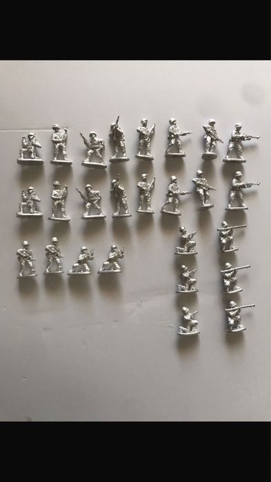 Soldados de estanho Americanos 28mm 1/56 wargames