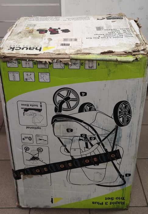 Hauck Rapid 3 Plus wózek 3w1 gondola spacerówka fotelik WYPRZEDAŻ