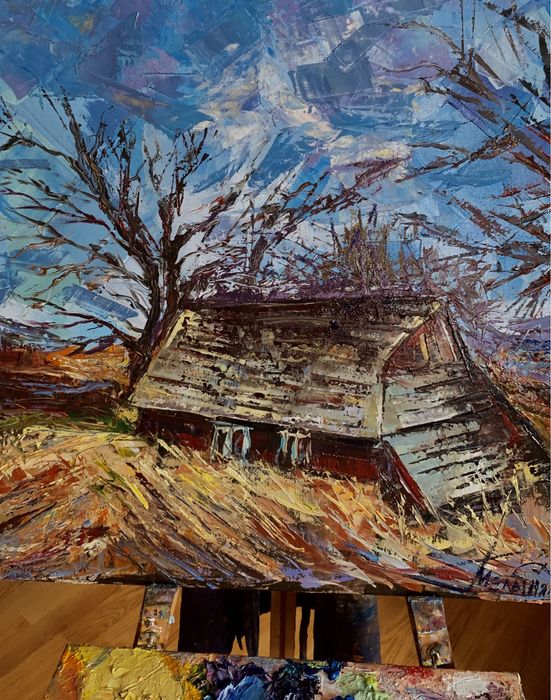 Пейзаж картина олією