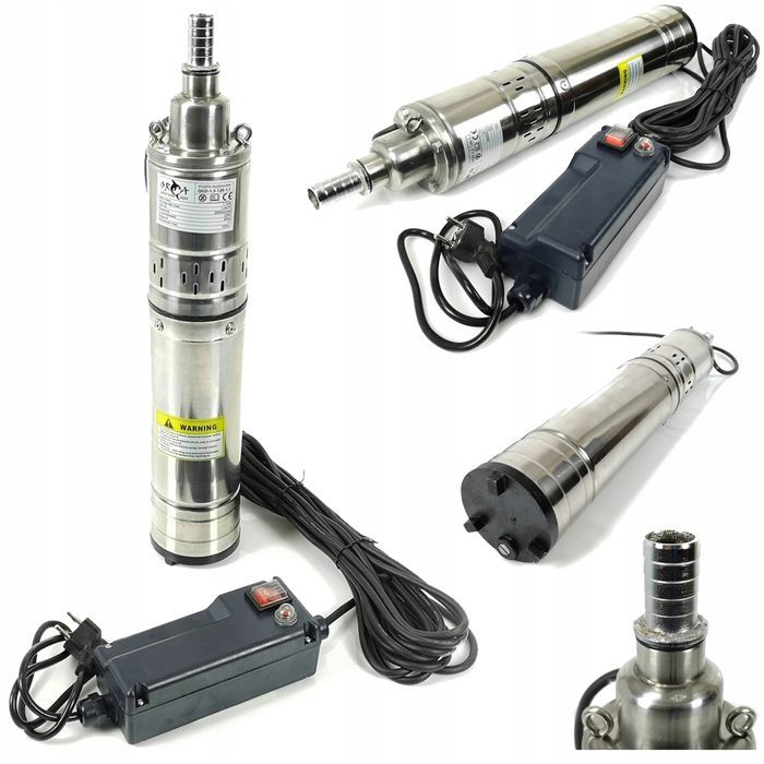 Pompa Głębinowa Śrubowa Do Wody Studni 0,55 Kw